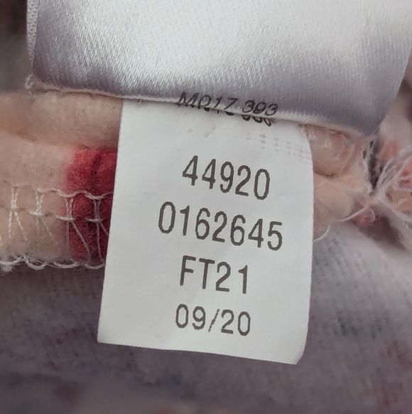 🩷 Garnet Hill S Flannel Nightgown Pink Peach Floral Long Sleeve Organic Cotton - Picture 4 of 14